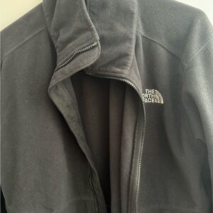 north face zip up jacket size medium